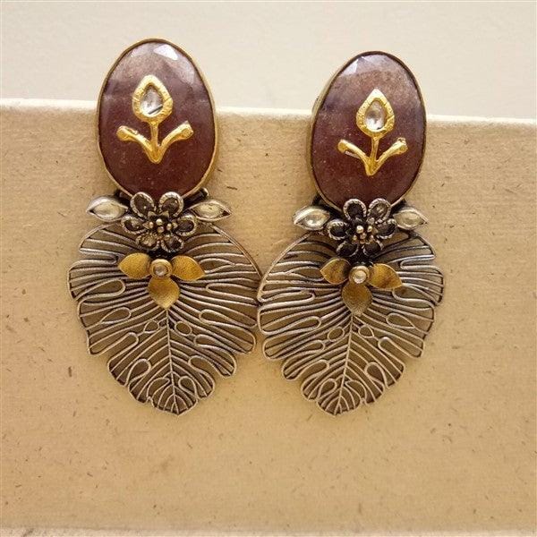 Peacock Feather Earring